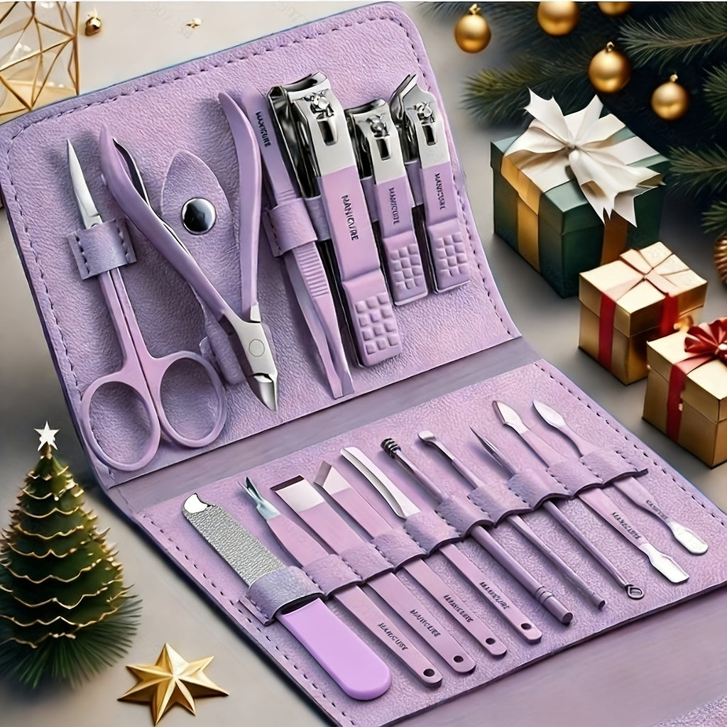 1 set 16 premium stainless steel   nail clippers