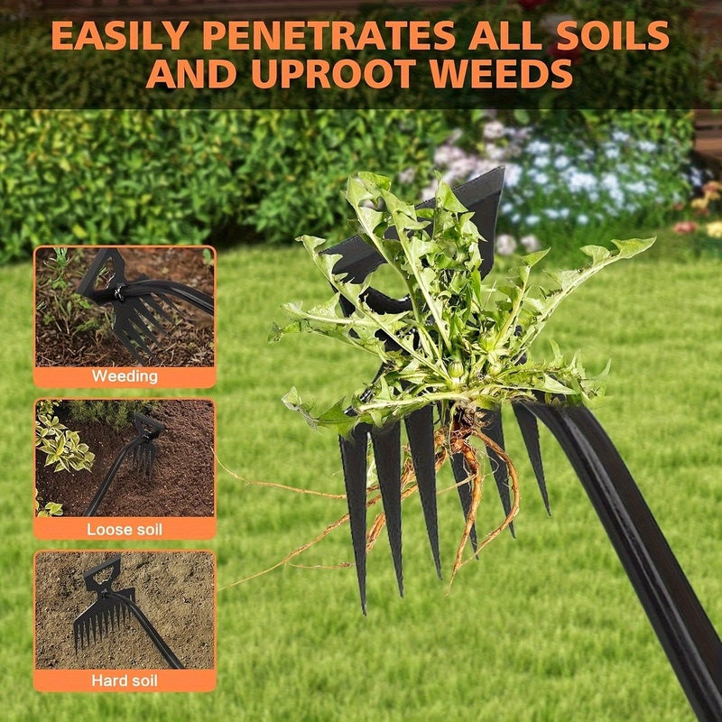 heavy duty manual weeding tool high   long handle