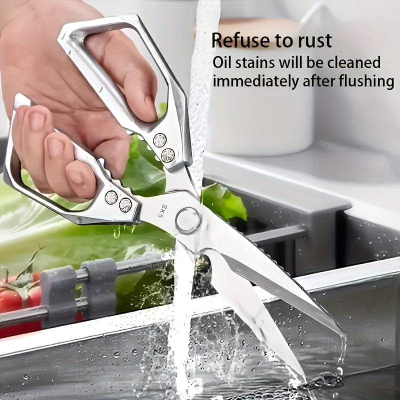 1pc stainless steel kitchen scissors professional multi