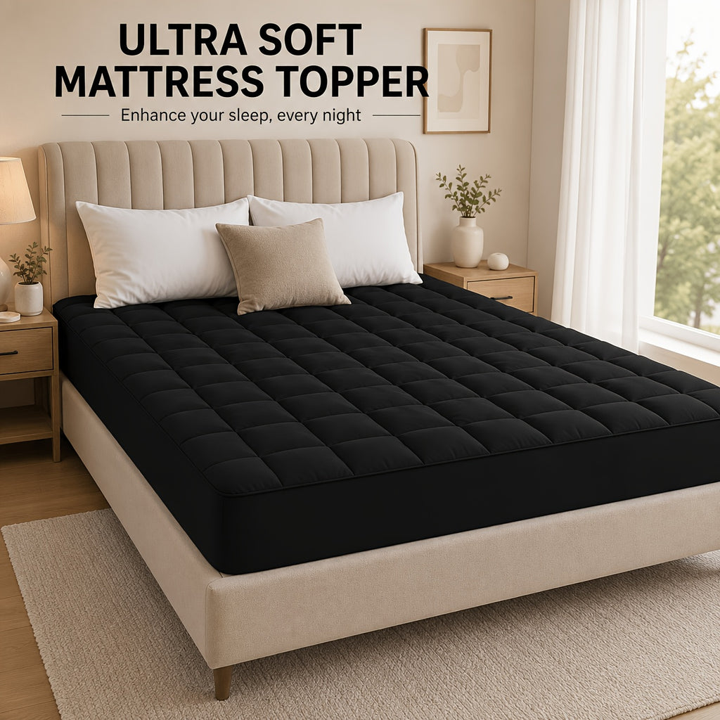 twin mattress topper 500 gsm cotton pillow top quilted