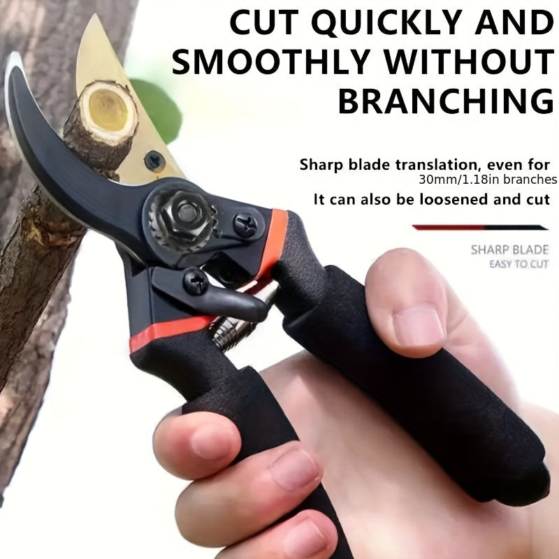 1pc thickened titanium alloy pruning shears powerful pruning