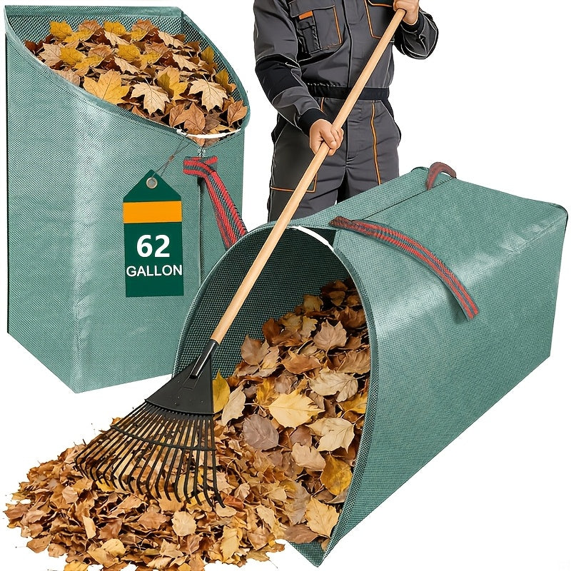 62 gallon multi functional large leaf collector used upright
