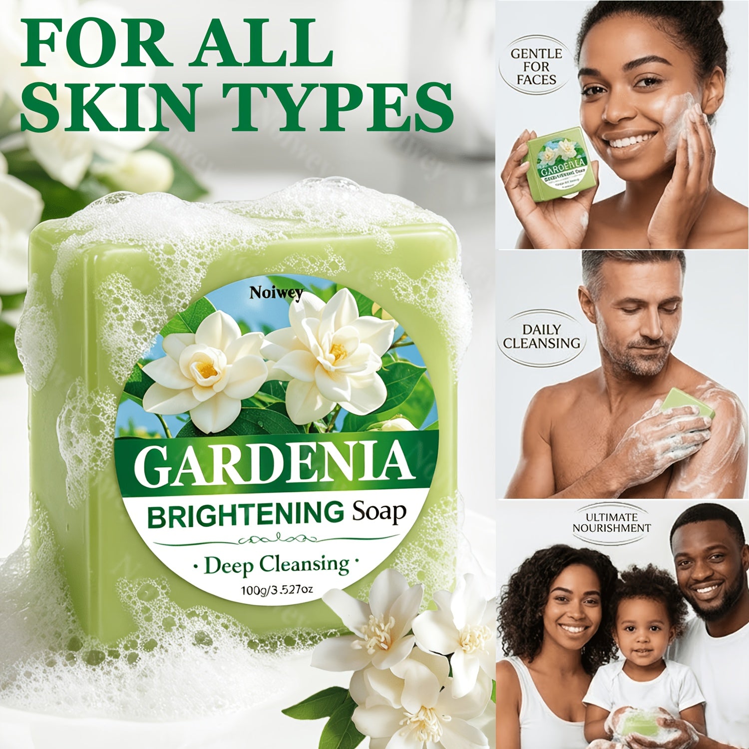 white floral soap   bar soap