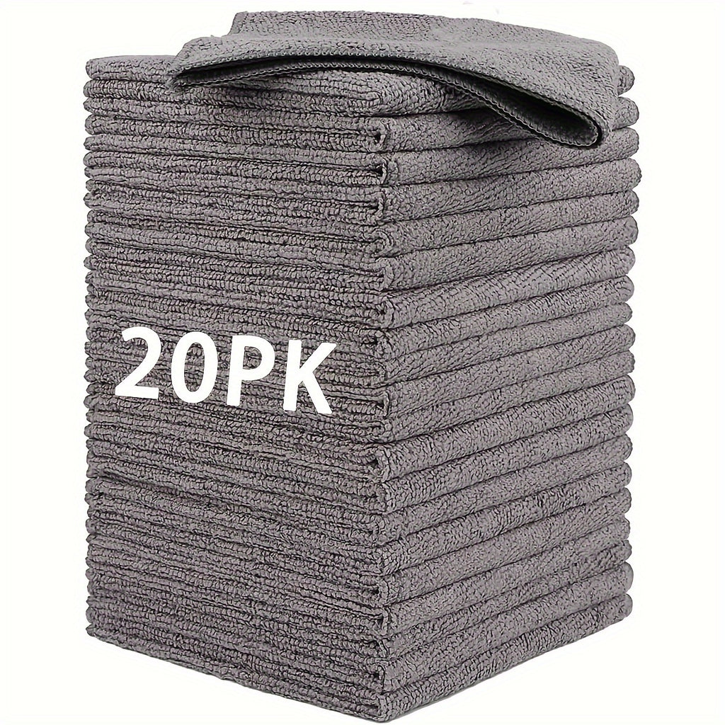 20 50 pack microfiber cleaning cloth bulk microfiber