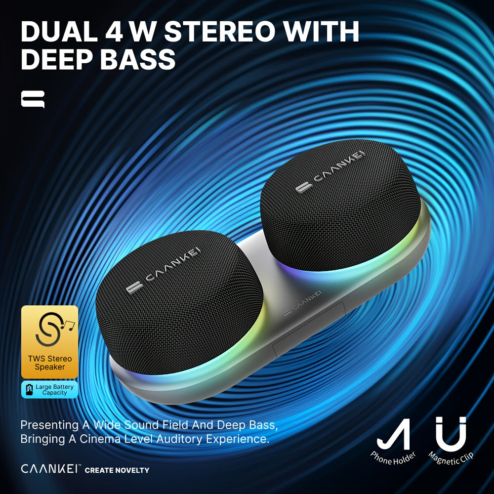 latest compact portable speaker a charging base 60 hour