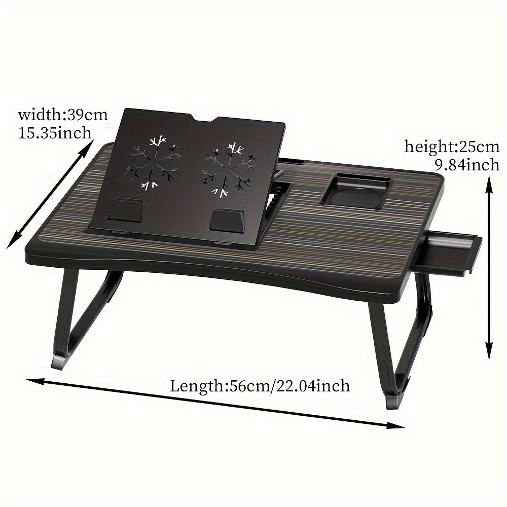 portable laptop bed table cup holder multifunctional tray