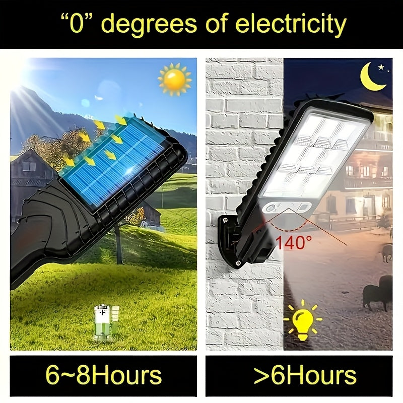 solar powered street light 8 6 4 2pcs   sensor