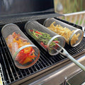 3pcs portable stainless steel bbq grill set stainless steel