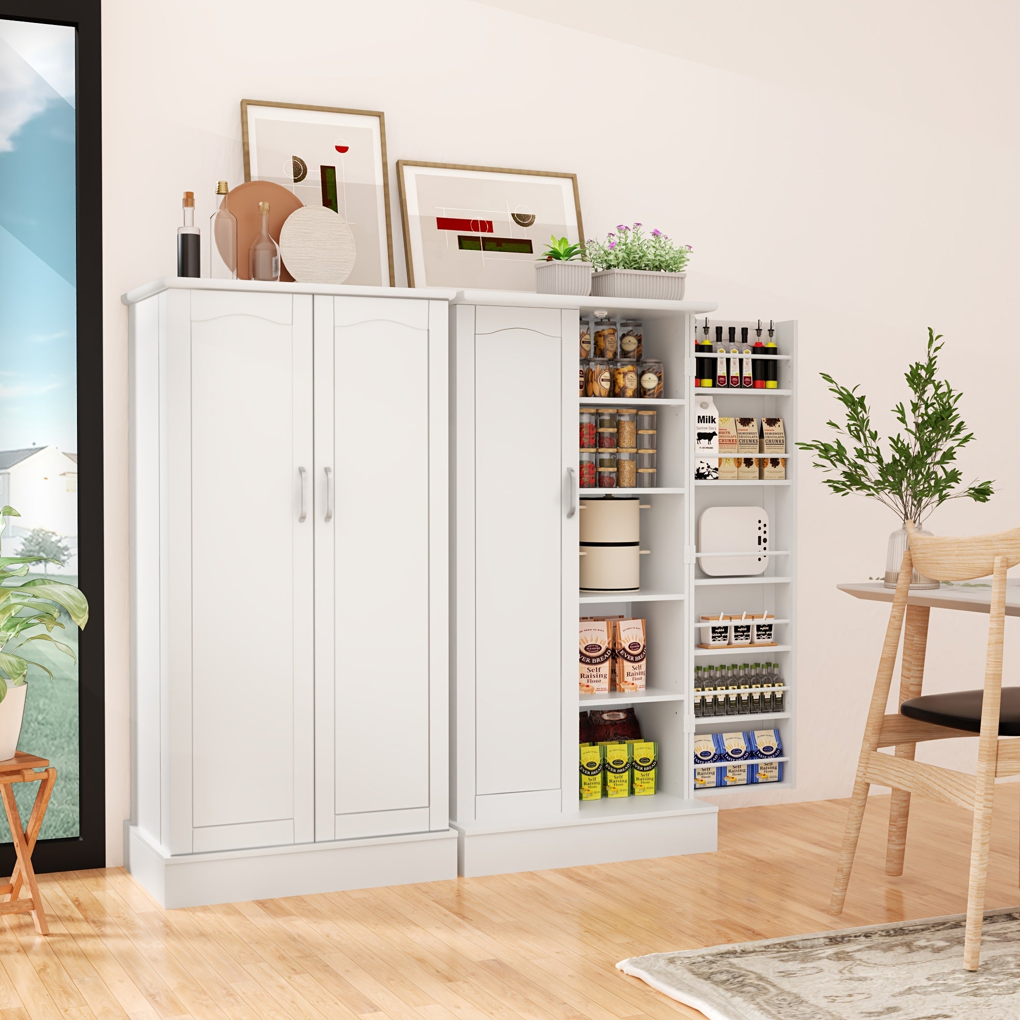 47 inches pantry cabinet kitchen pantry cabinet adjustable