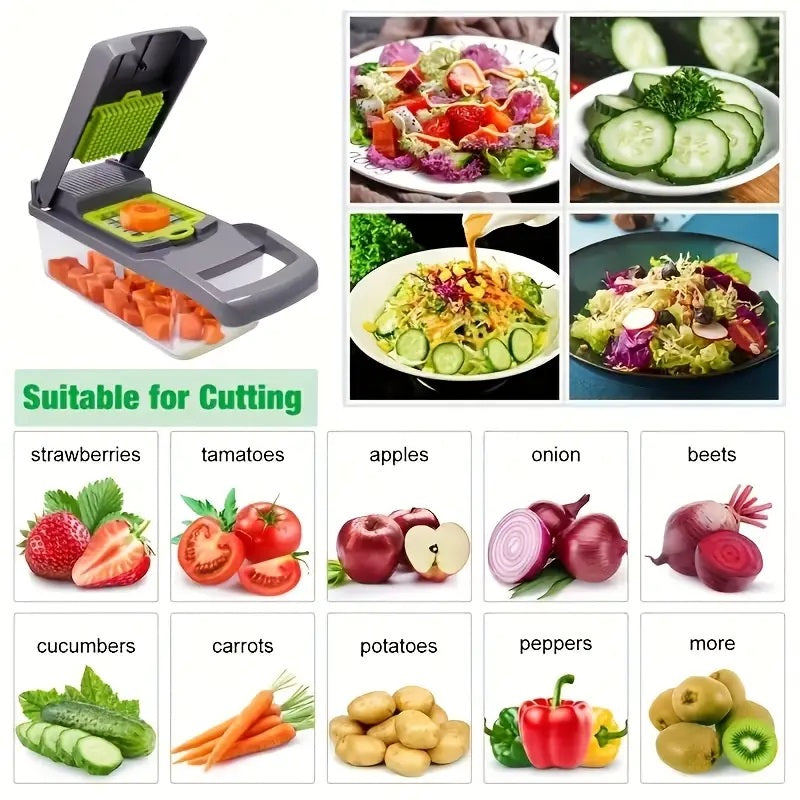 16 in 1 vegetable chopper professional onion chopper multi
