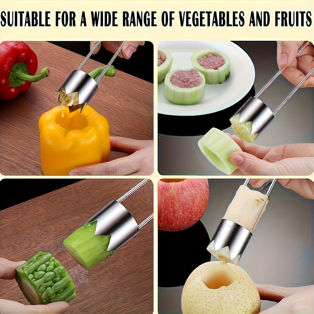 stainless steel cherry pitter multi use fruit corer olives