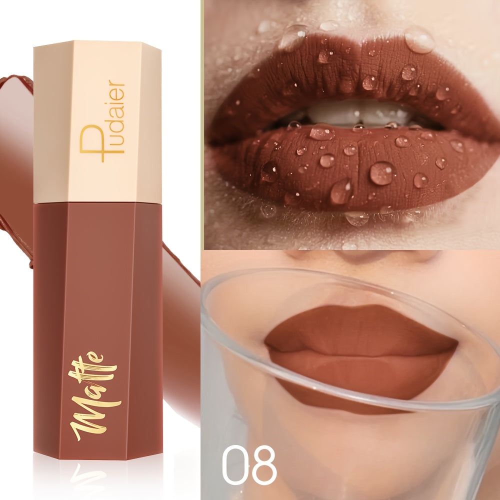matte lip gloss waterproof long lasting non transfer smooth