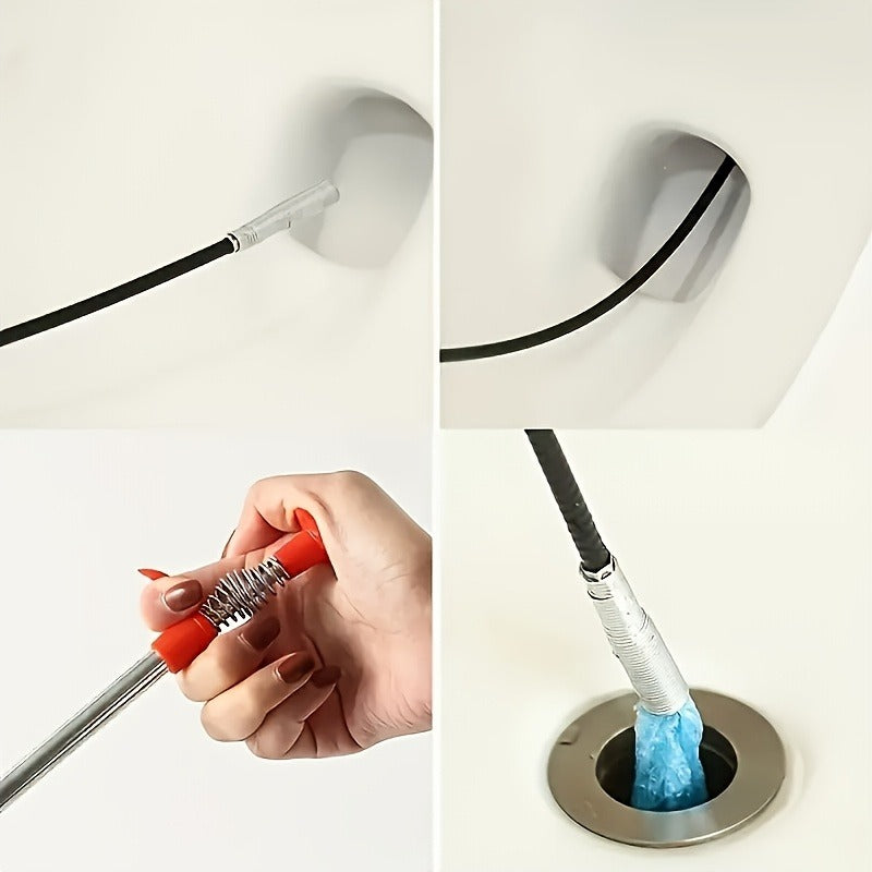 1pc drain   toilet unclogger household toilet drain claw