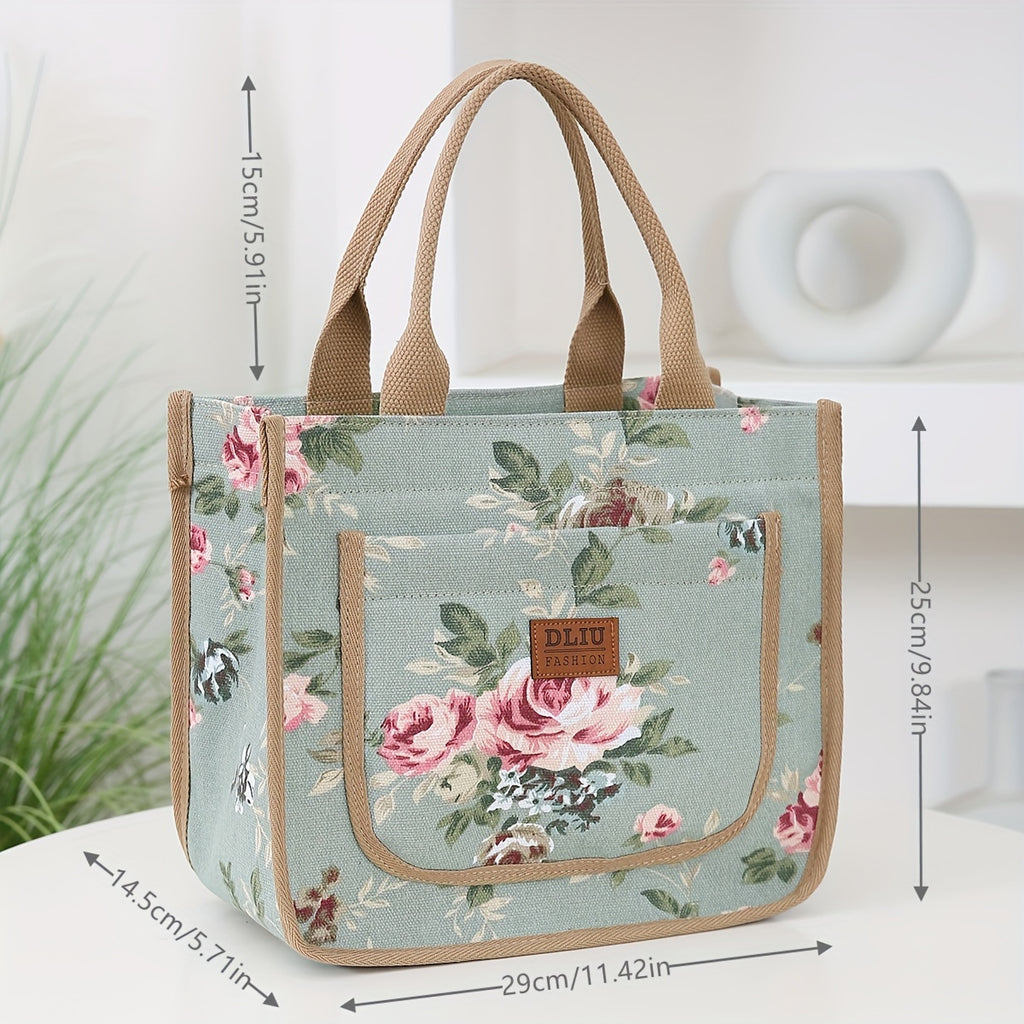 new tote bag made floral print fabric   durable