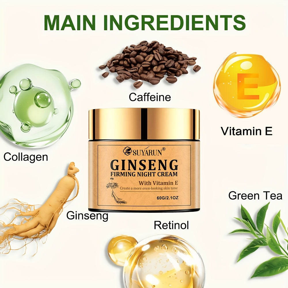suyarun ginseng skincare night cream enriched retinol