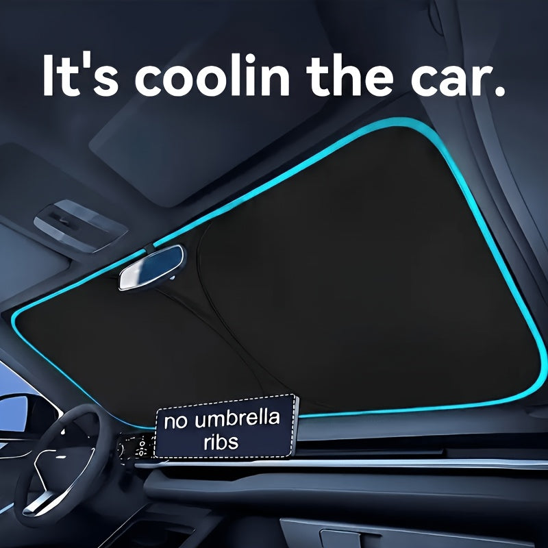 thick durable car sunshade front gear multi layer sunshade