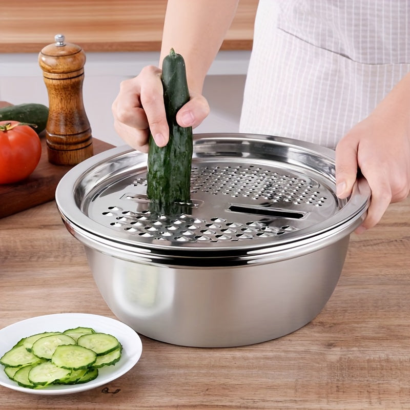 3pcs stainless steel kitchen set integrated grinder multi