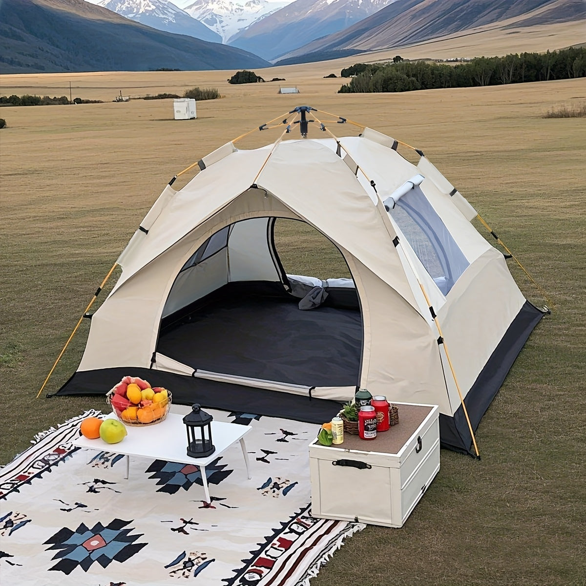 automatic   camping tent windproof sun resistant suitable