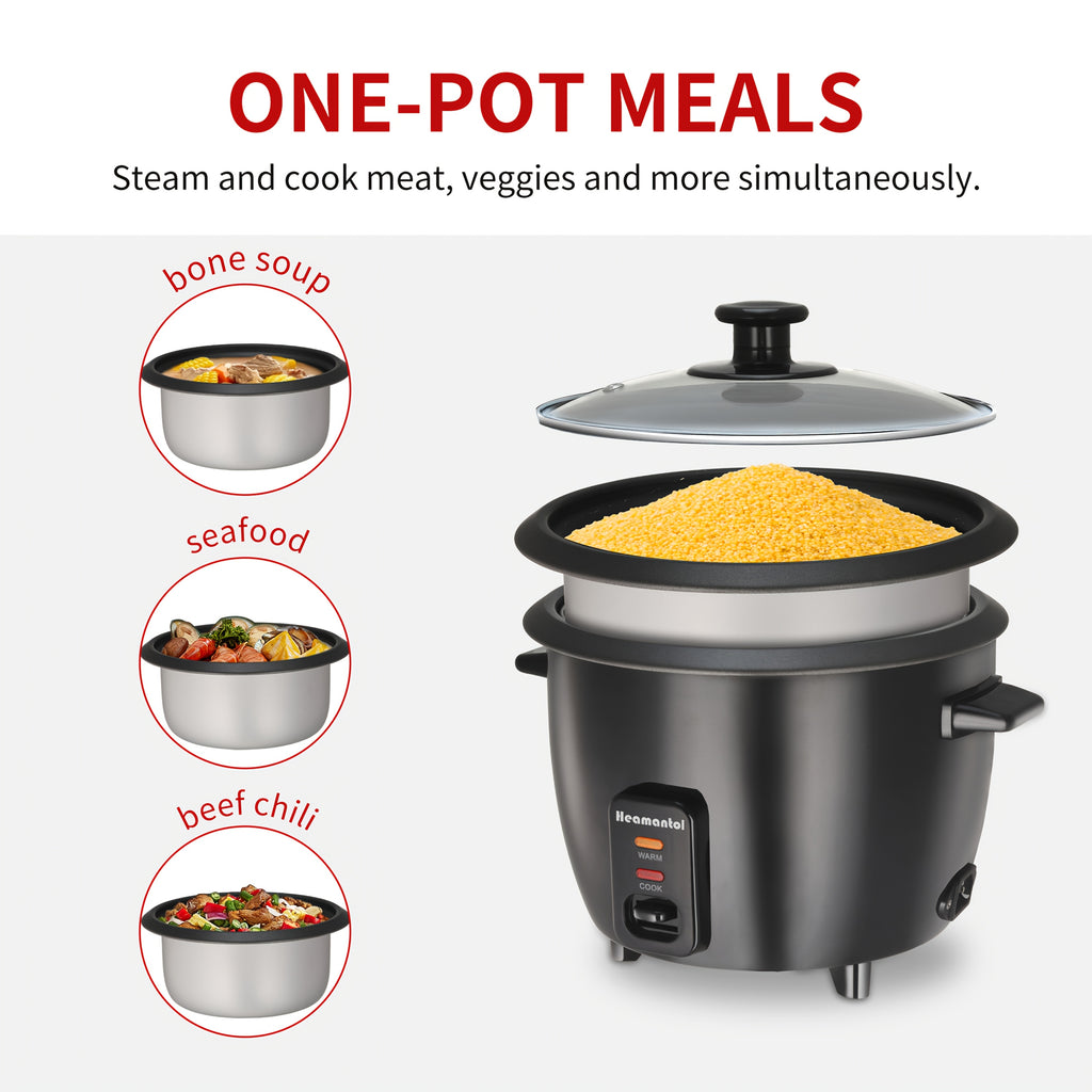 rice cooker removable nonstick pot yogurt maker auto keep