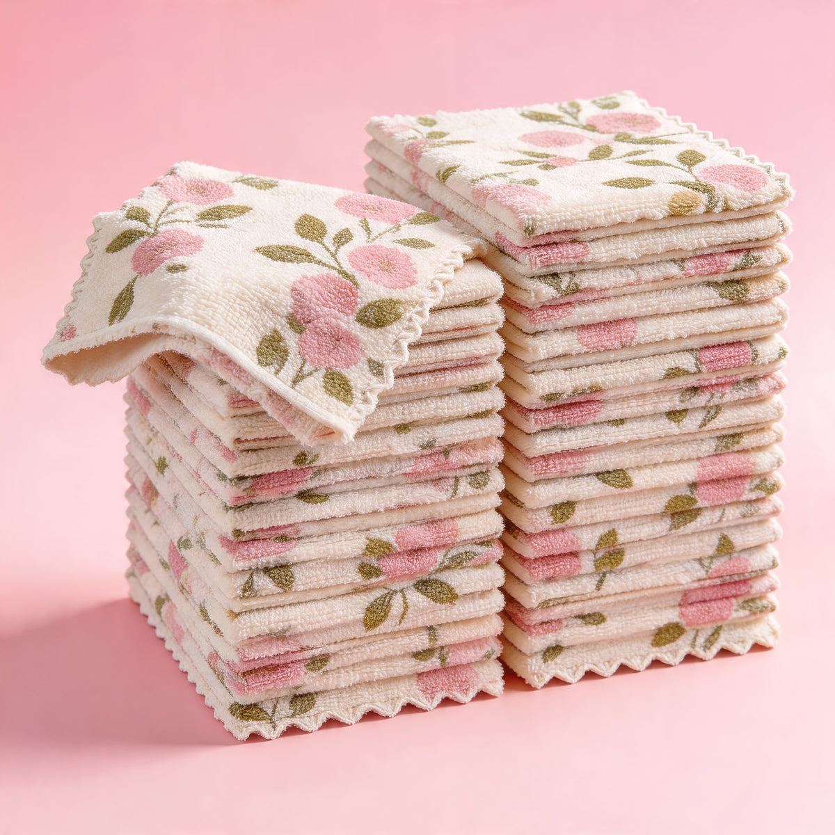 20pcs coral fleece cleaning towels super absorbent quick