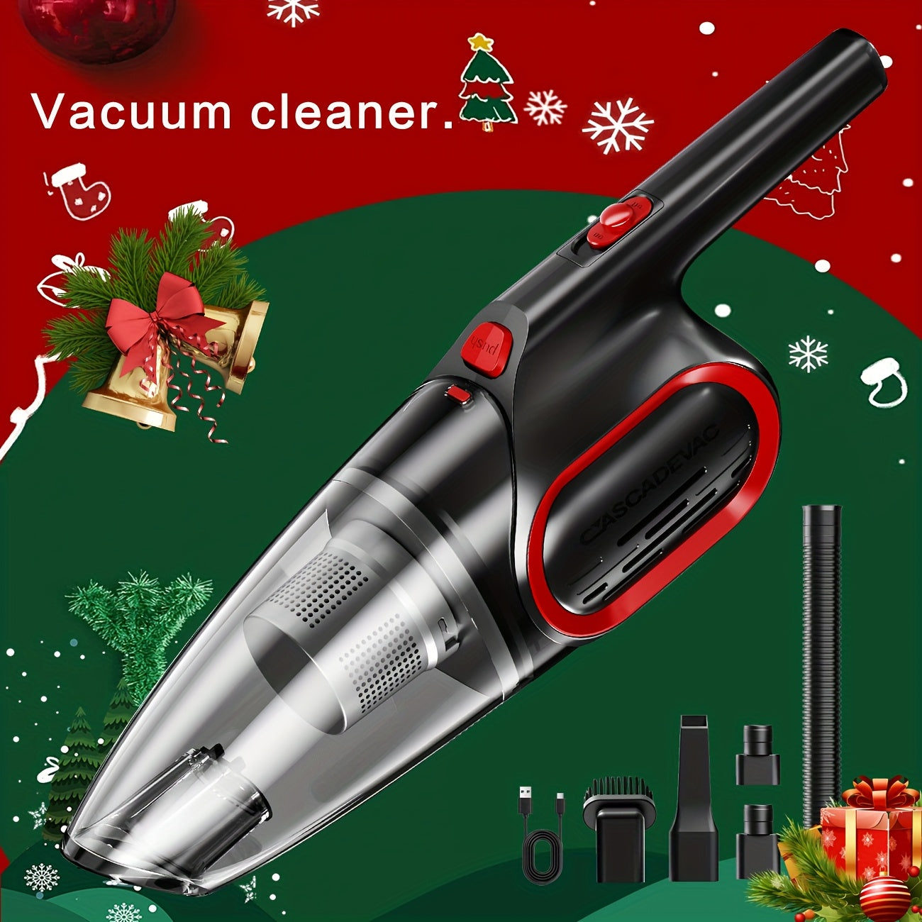 portable household vacuum cleaner 6000pa powerful suction