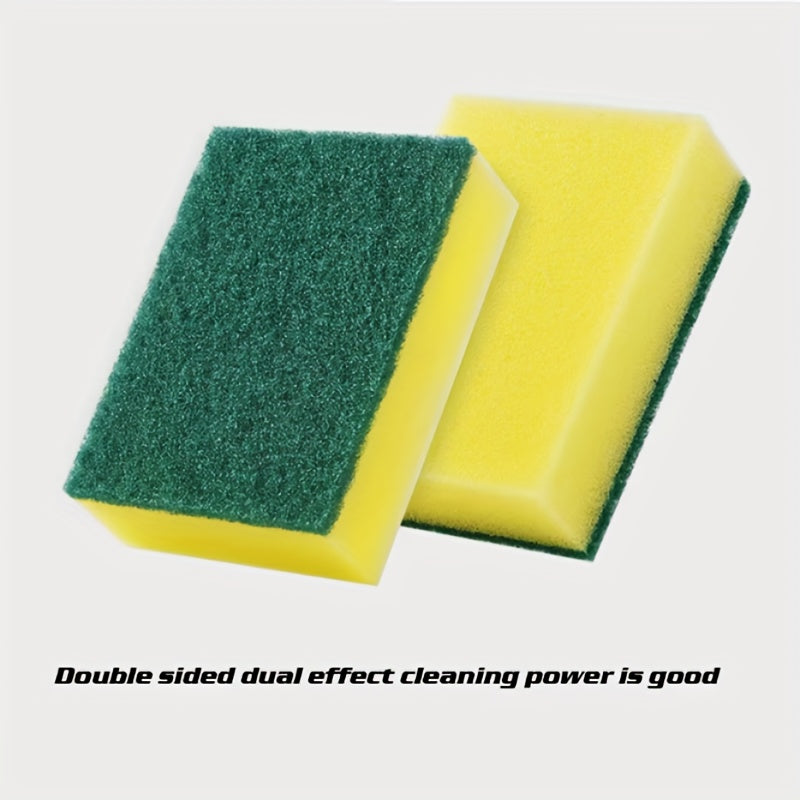 21pcs set heavy duty scrubbing sponges dual sided kitchen