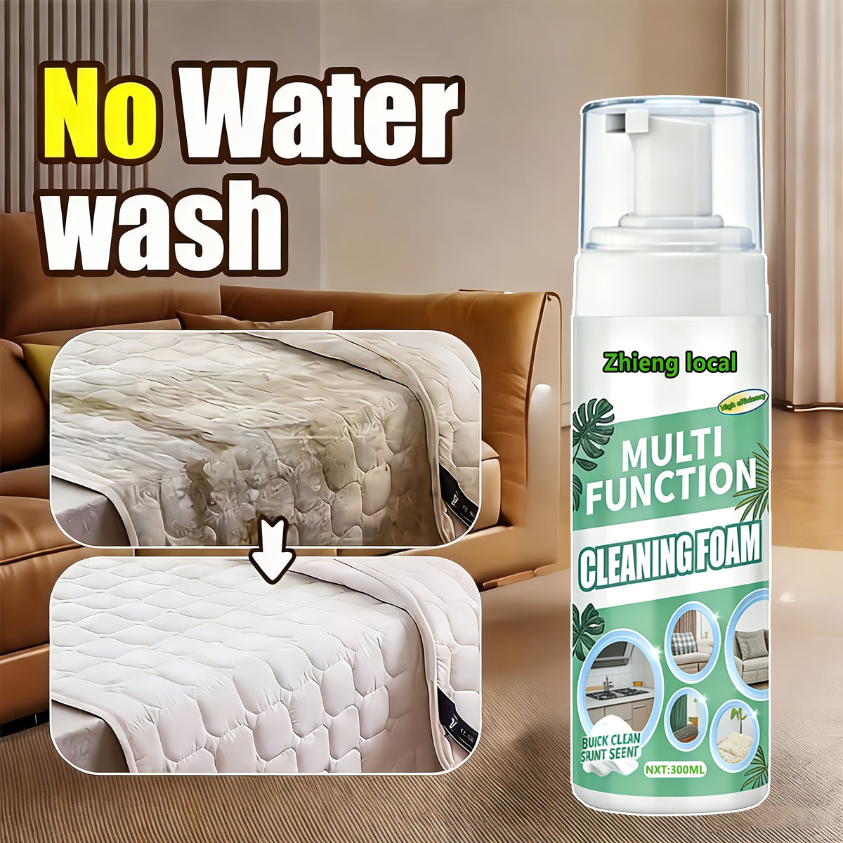 300ml dry cleaning agent clothing sofas multi functional