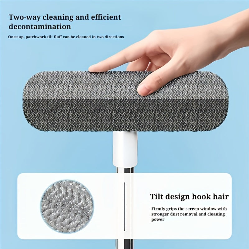 cleaning brush retractable handle screen