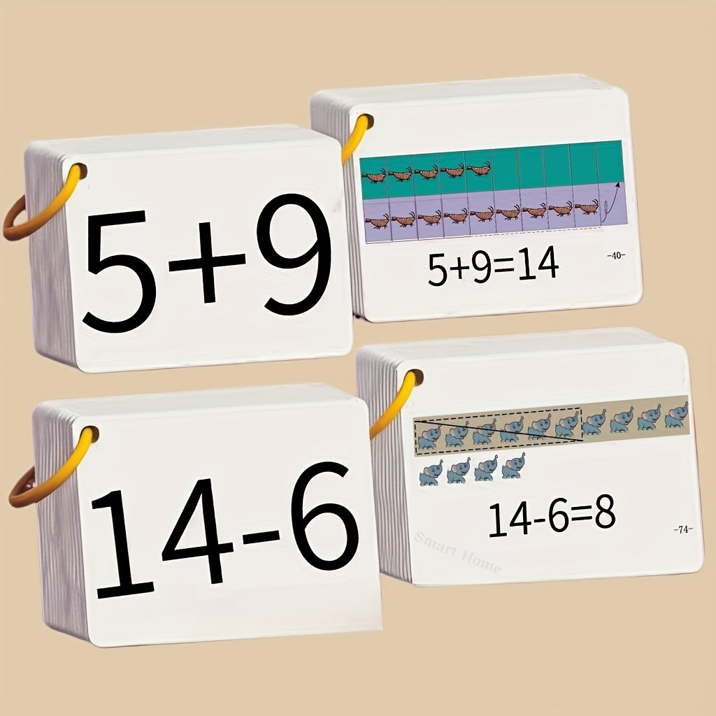 set 132 cards addition subtraction   0 10
