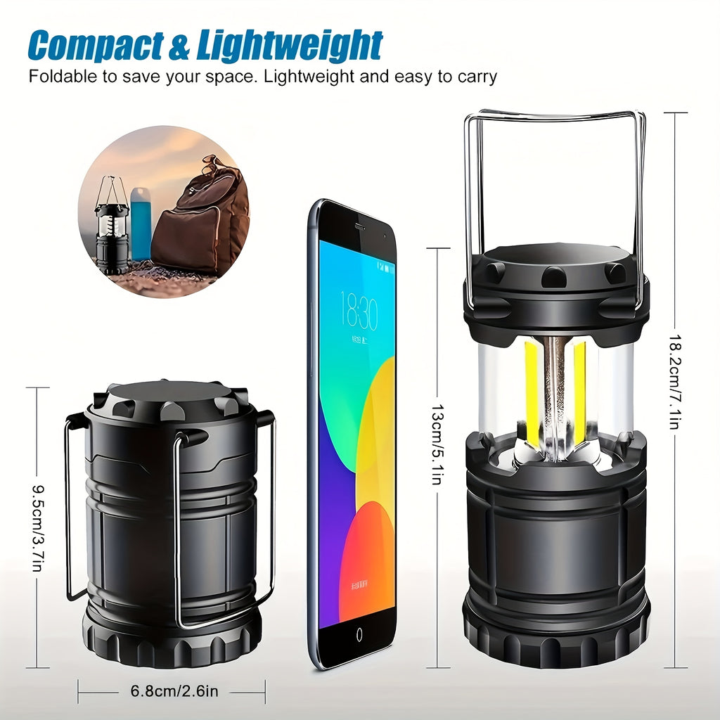 4pcs   led   portable collapsible