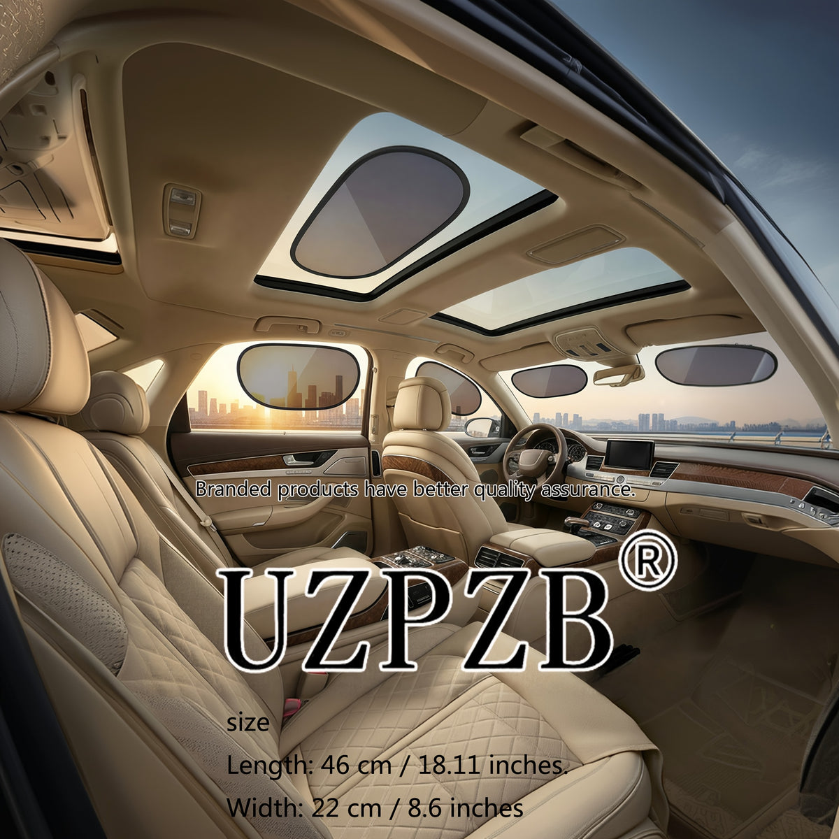 car windshield side window sunshades electrostatic