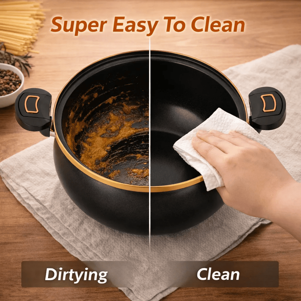 8 45qt large capacity braiser soup   lock handle non