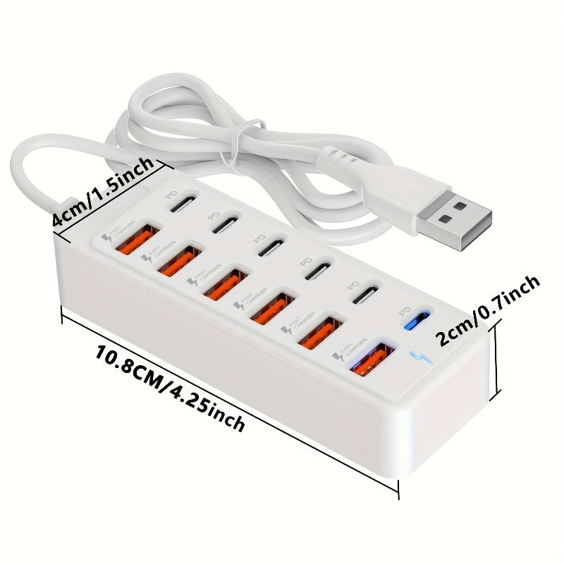 12 port 66w usb fast charging station high speed charging 6