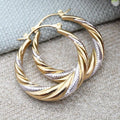 1 pair womens fashionable hoop earrings middle eastern style