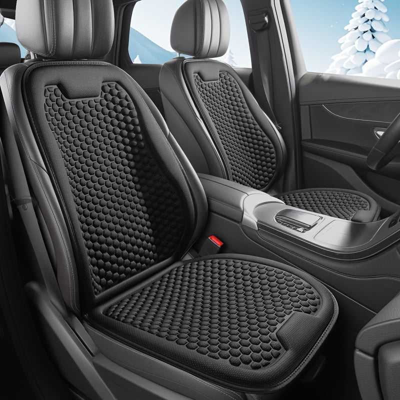 1pc universal season car seat cushion black cooling sedan