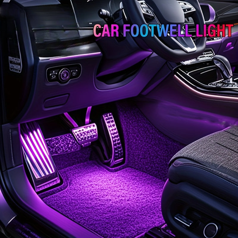 rgb car led light kit multi   usb powered diy