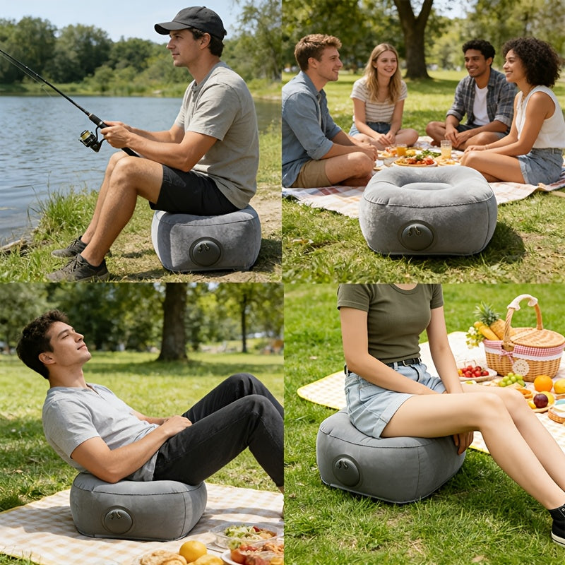press inflatable portable folding   camping fishing