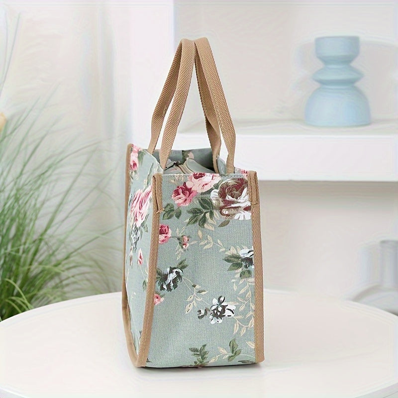 new tote bag made floral print fabric   durable