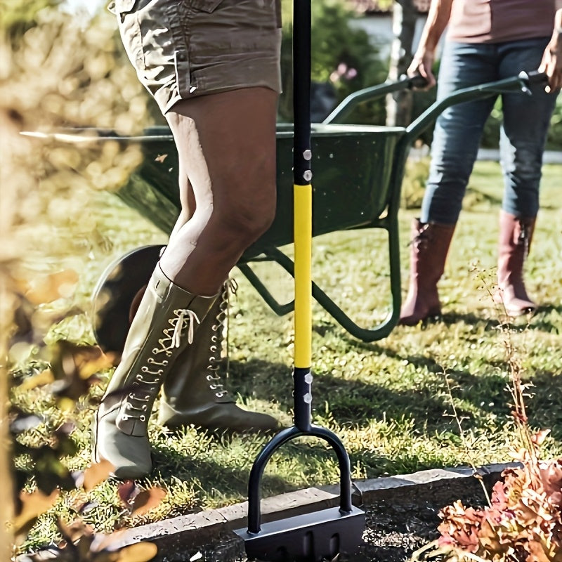 manual edge cutting shovel handle half lawn edge cutting