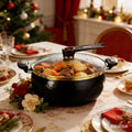 heavy duty   enamel stew pot double ears non stick