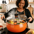 8 45qt large capacity braiser soup   lock handle non