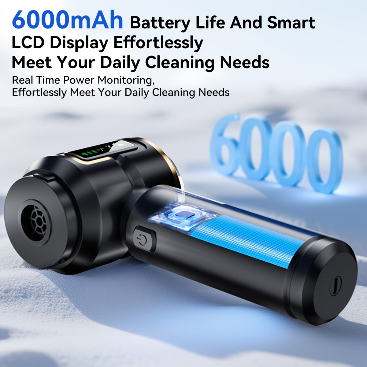 25000pa high power 9in 1wireless handheld car vacuum cleaner