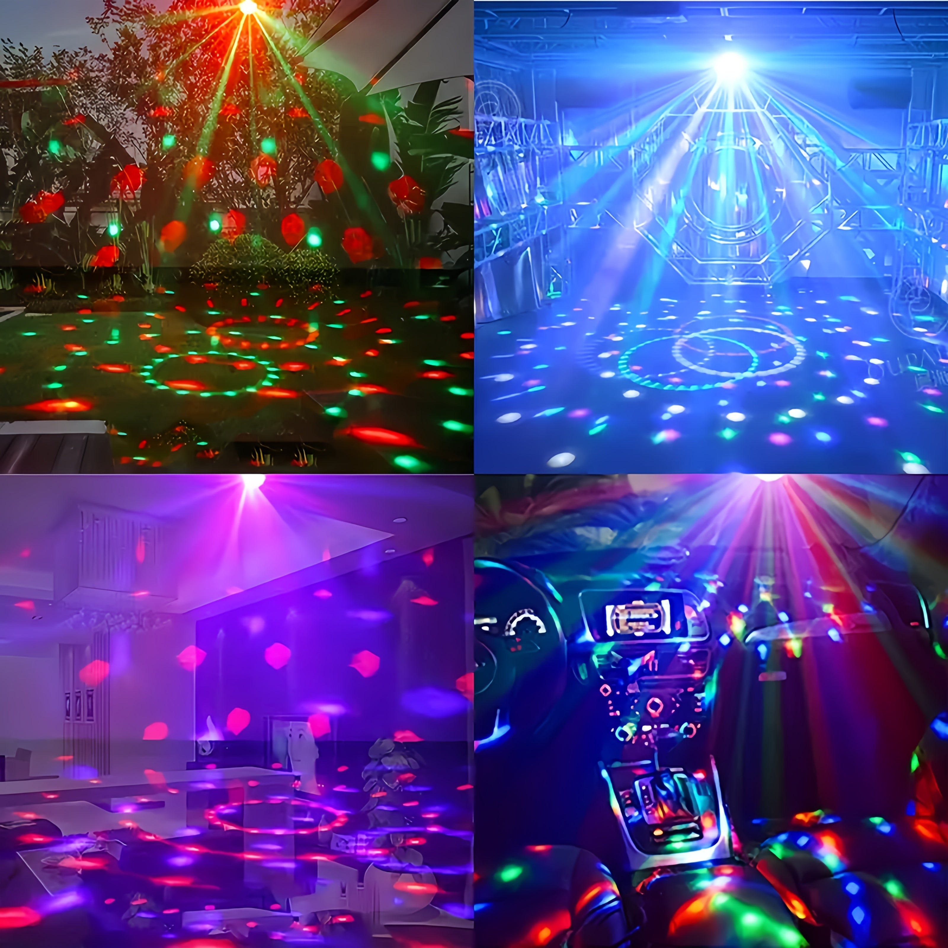 2pcs disco ball projector smart light stand ceiling mounted