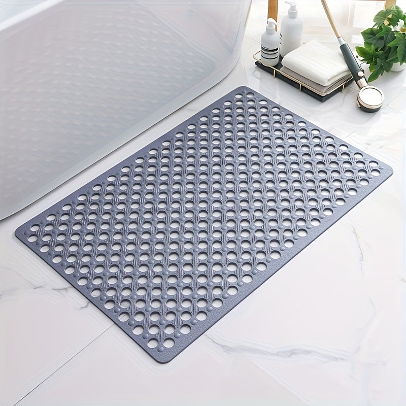 1pc bathroom quick dry anti slip pad shower mat circular