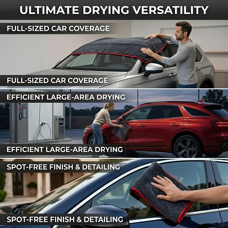 xxl extra large microfiber car drying towel twist loop
