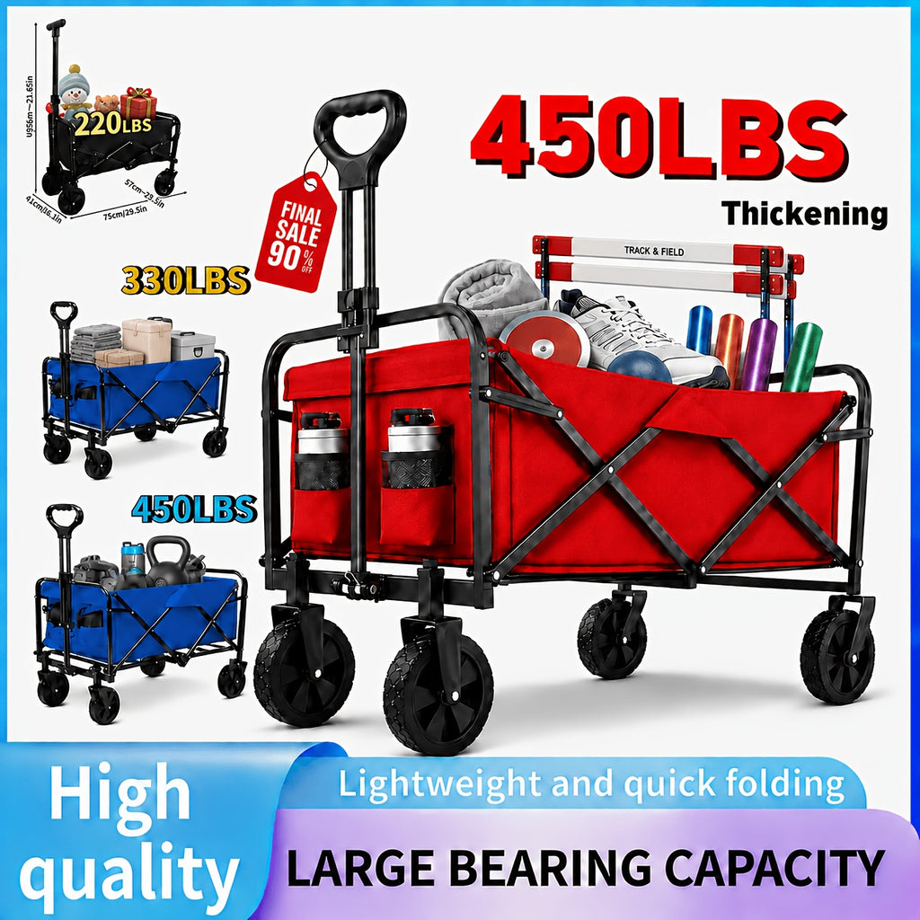 450 330 220lbs capacity heavy duty terrain folding