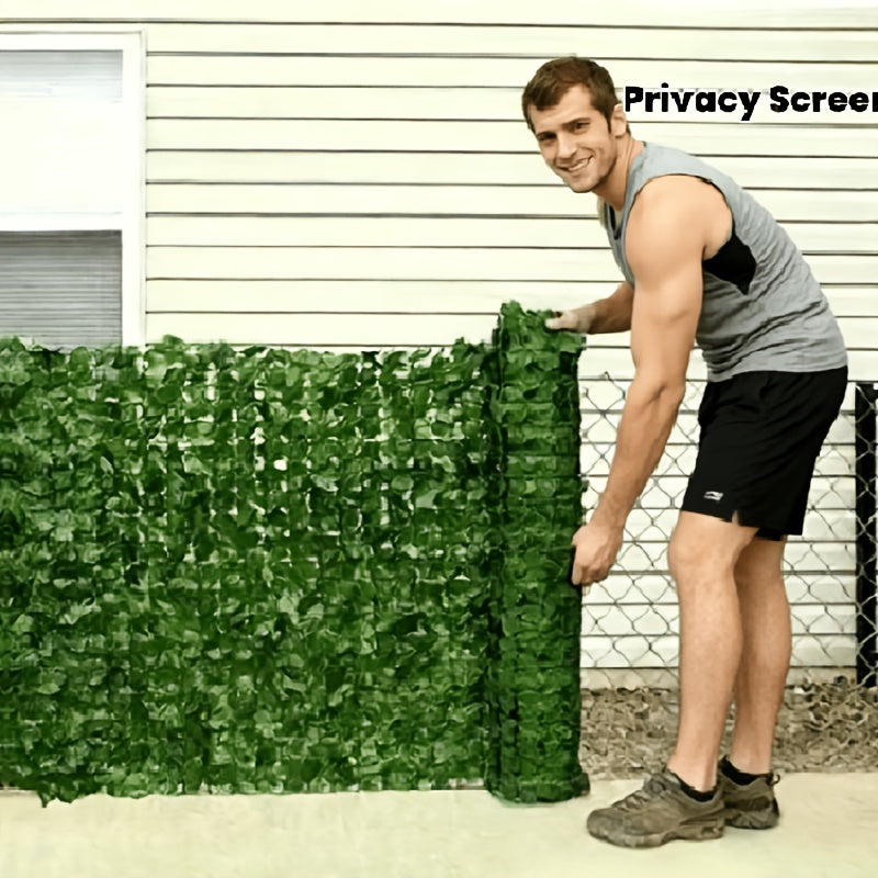 realistic artificial ivy privacy fence 119 x 40 perfect