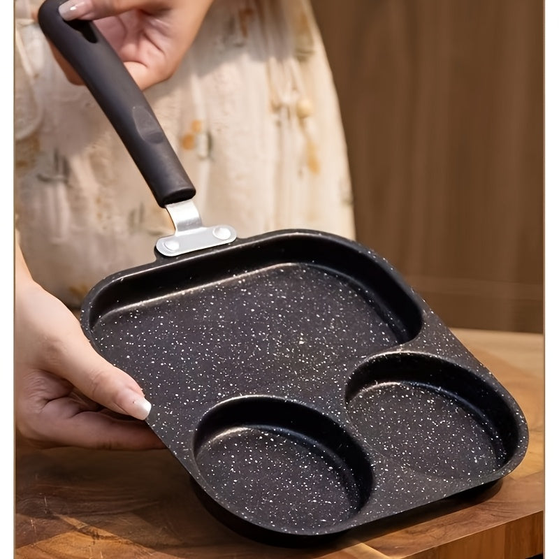 one breakfast pan multi compartment frying pan egg