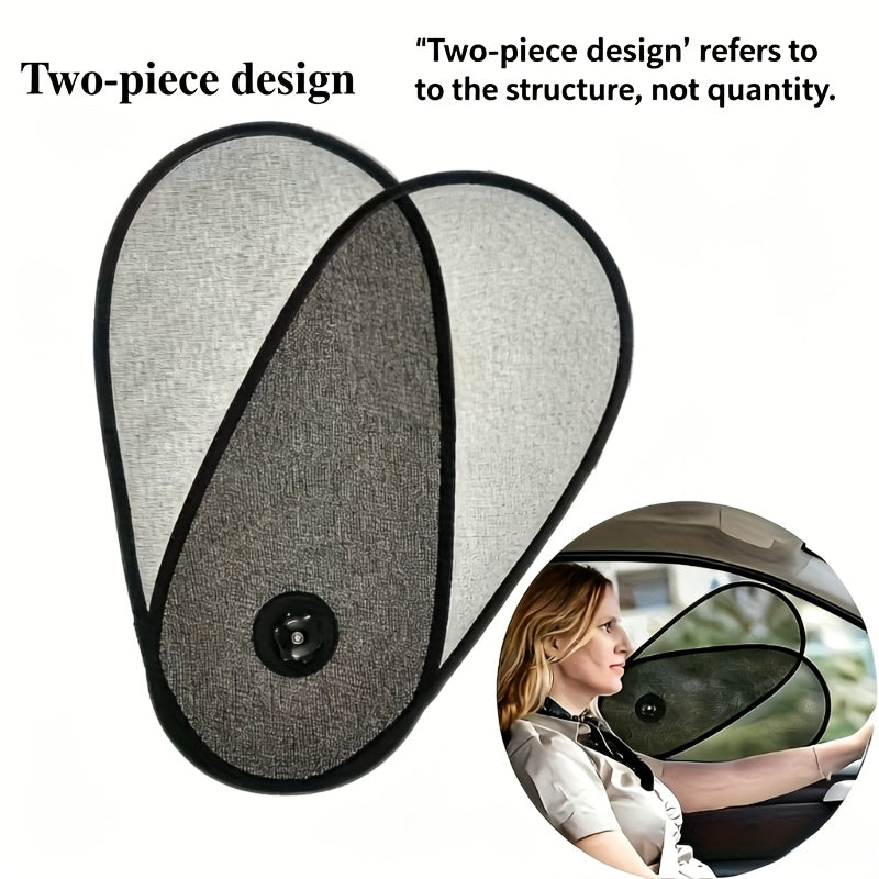 1pc car window sunshade adjustable rotatable windshield side