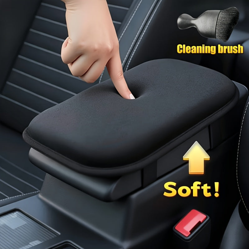 1pc car armrest pad 1pc car interior cleaning brush center